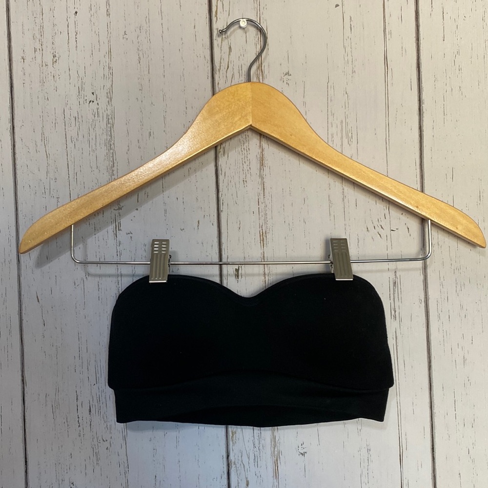 Black Bandeau Bra